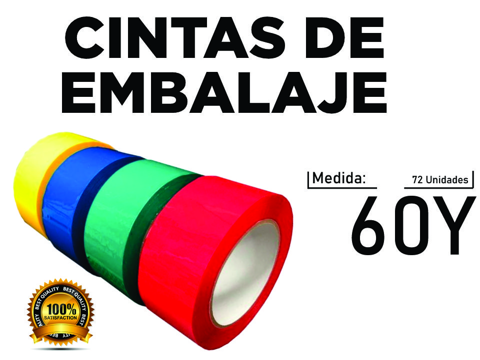 Cintas de embalajes colores 60Y WEB