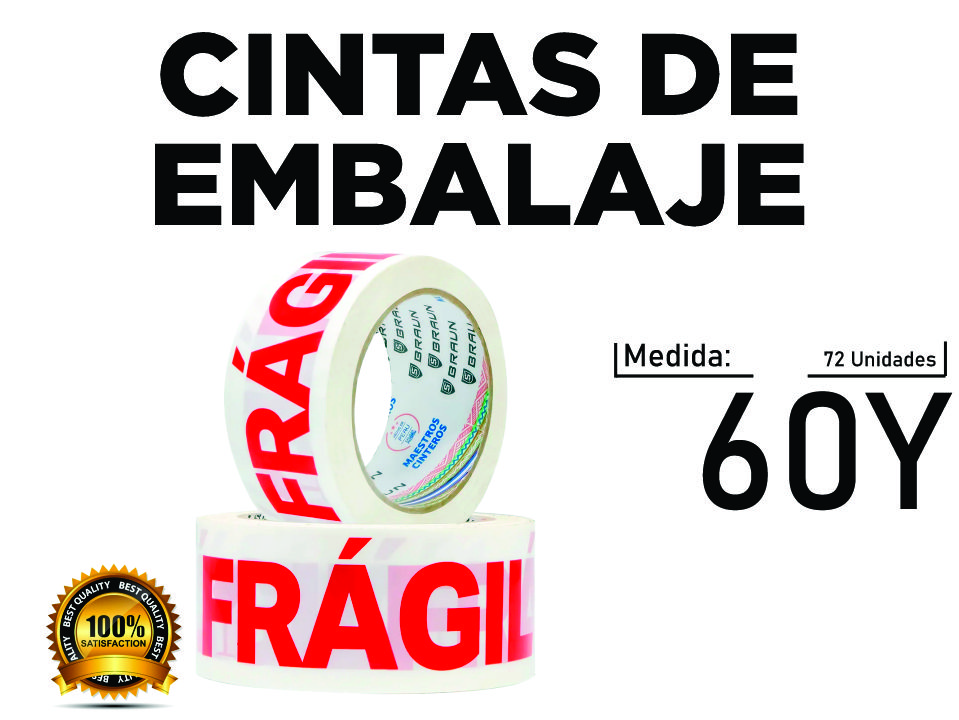 Cintas de embalajes fragil 60Y WEB