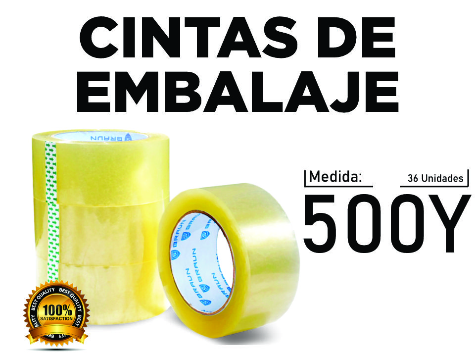 Cintas de embalajes transparentes 500Y WEB
