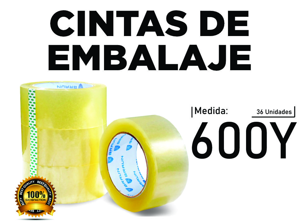 Cintas de embalajes transparentes 600Y WEB
